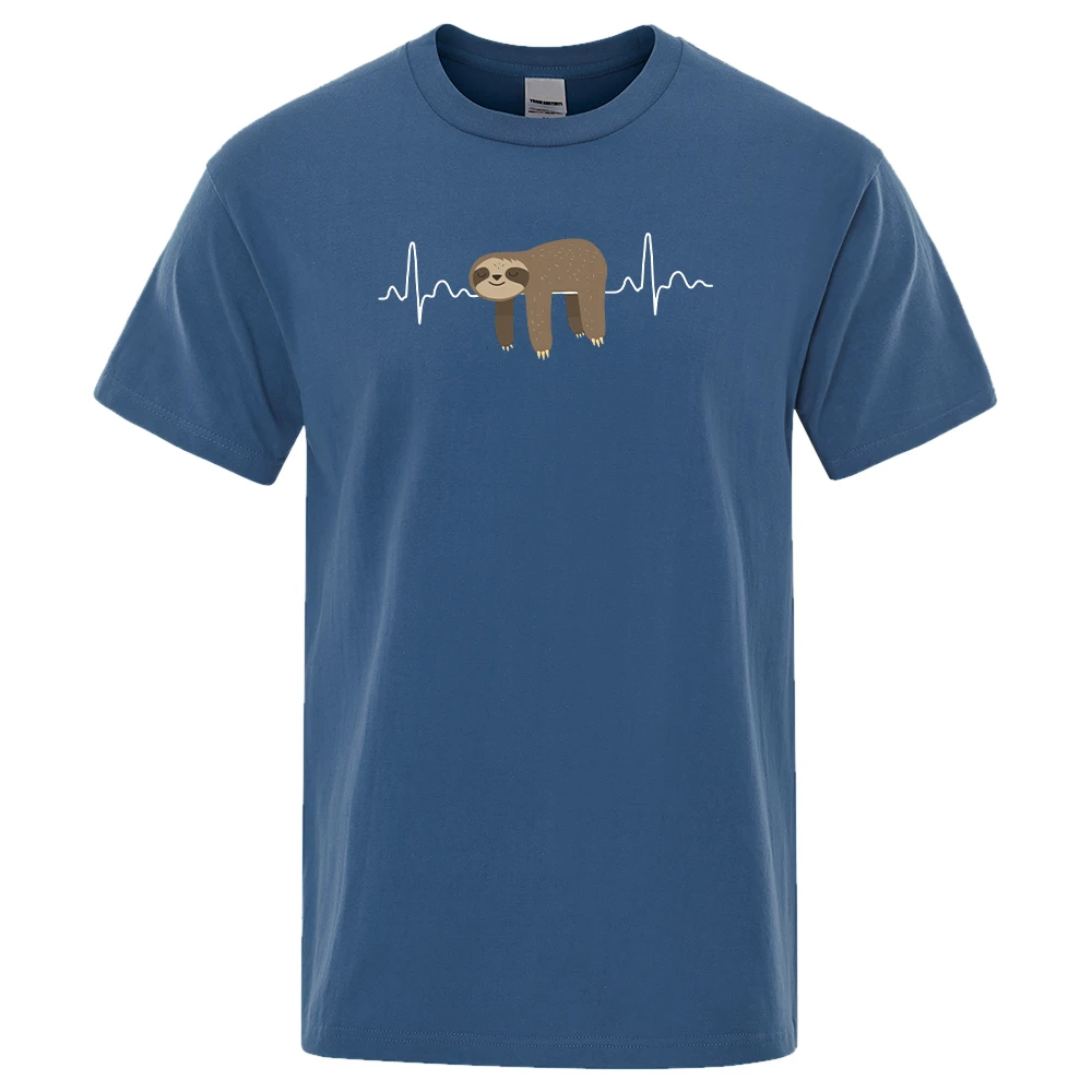 Man Casual Tshirts Sloth Resting On Tummy Cartoons Printmen's T-Shirt Big Size Comfortable Tops Loose Breathable T-Shirts
Man Casual Tshirts Sloth Resting On Tummy Cartoons Printmen's T-Shirt Big Size Comfortable Tops Loose Breathable T-Shirts