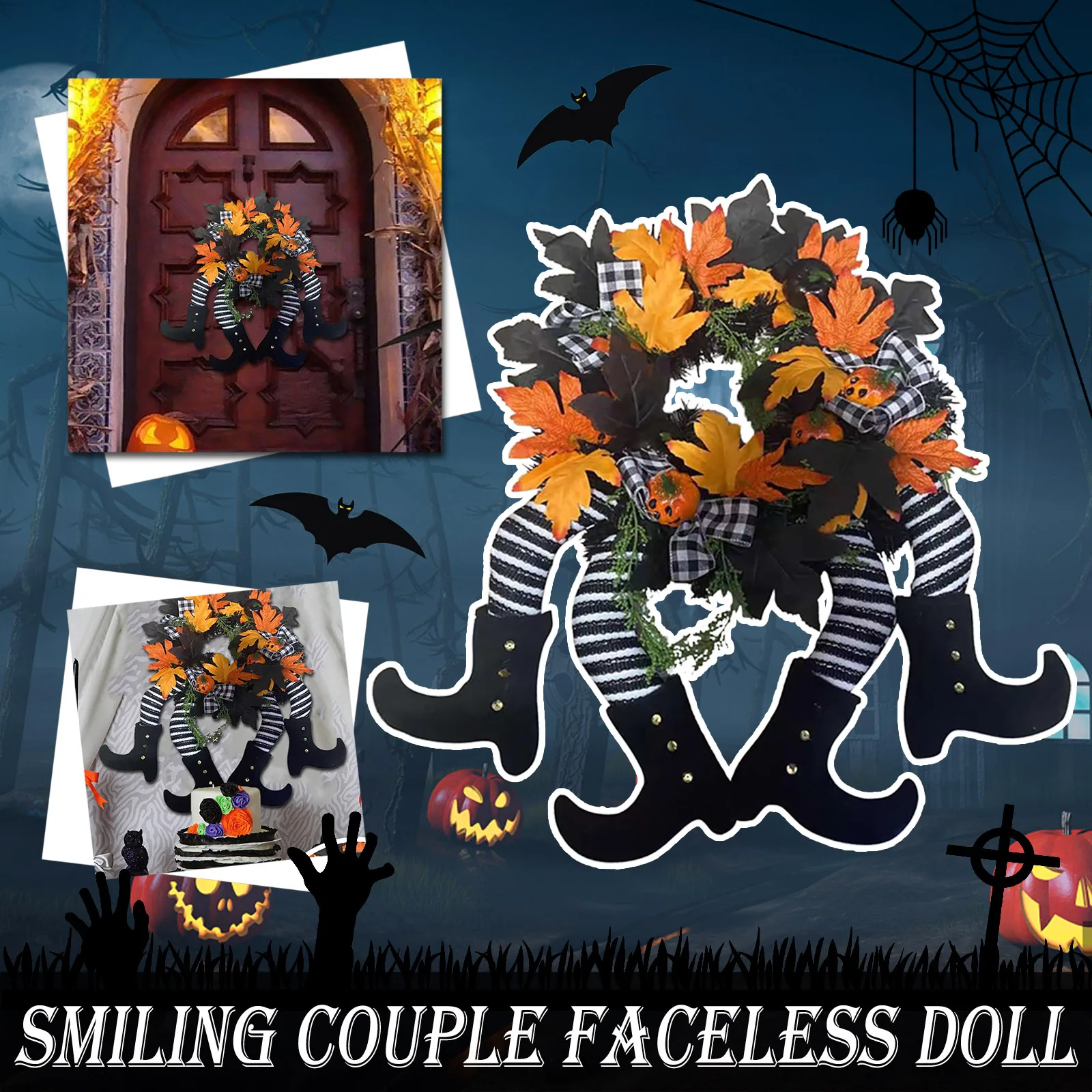 Halloween Decoration Door Wreath Party Supplies Clown Wreath Pumpkin Wreath Pendant Window Door Hanging For Garden Porch Yard
Halloween Decoration Door Wreath Party Supplies Clown Wreath Pumpkin Wreath Pendant Window Door Hanging For Garden Porch Yard