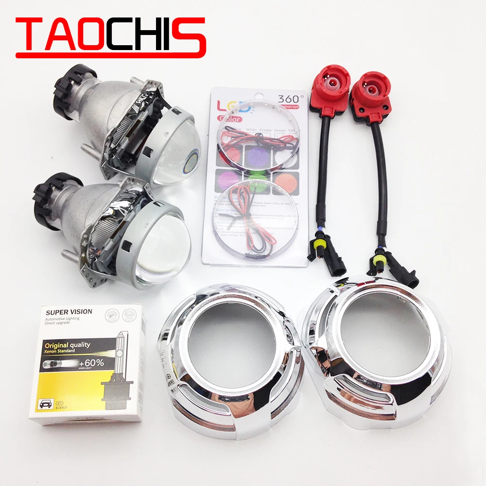 Прожектор TAOCHIS Hella 3R G5 лампа HID Биксеноновая D2S кожух дьявольские глаза