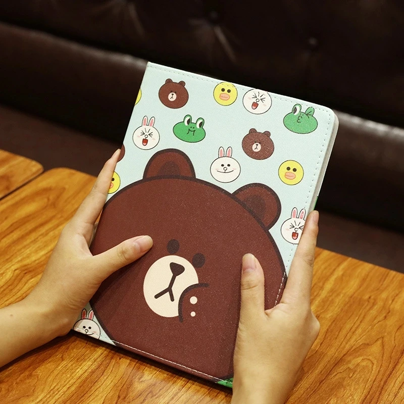 Ультратонкий Модный чехол с изображением животных из мультфильмов для ipad 7 10 2