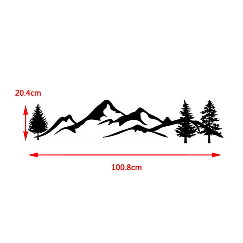 New Car Stickers Waterproof Tree Mountain Car Decor Sticker Auto Decal for SUV RV Camper Off Road Auto 20cm*100cm
New Car Stickers Waterproof Tree Mountain Car Decor Sticker Auto Decal for SUV RV Camper Off Road Auto 20cm*100cm
