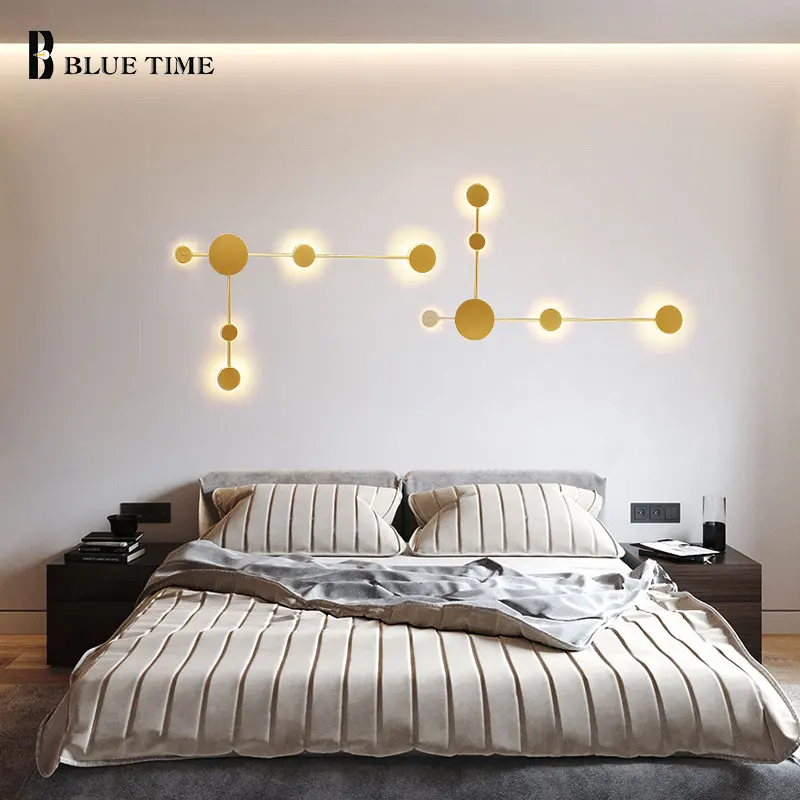 Black Gold Led Wall Lamp Bedside Light for Bedroom Living room Decor Home Indoor Lighting Aisle Lights Wall Lamps Sconces Lights
Black Gold Led Wall Lamp Bedside Light for Bedroom Living room Decor Home Indoor Lighting Aisle Lights Wall Lamps Sconces Lights