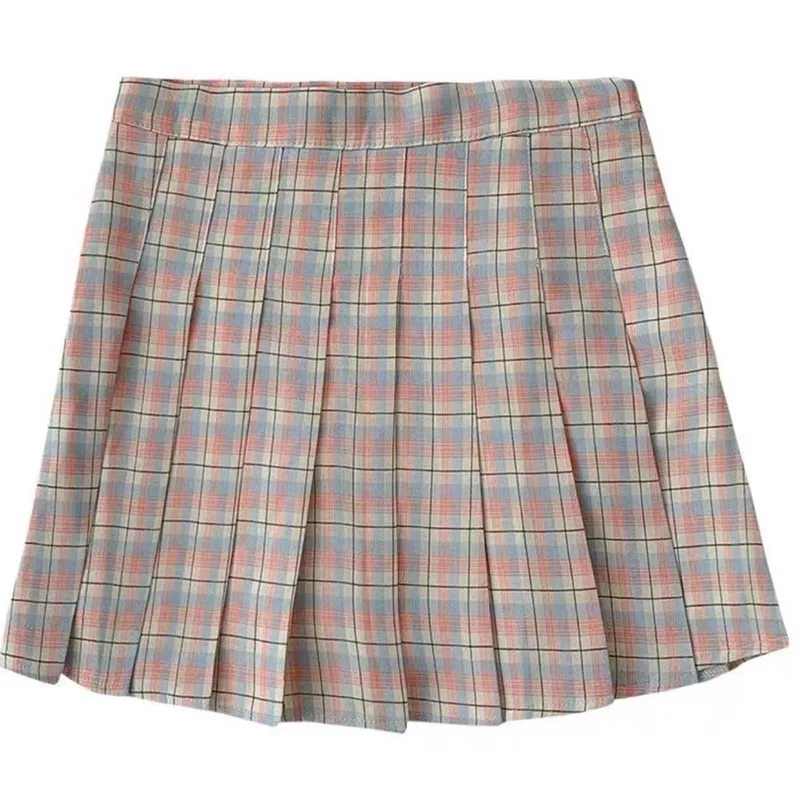 Summer Women Pleat High Waist Skirt Pleated Skirt Petticoat Harajuku Preppy Style Plaid Mini Skirt Jupe Kawaii Cute Girl Skirts
Summer Women Pleat High Waist Skirt Pleated Skirt Petticoat Harajuku Preppy Style Plaid Mini Skirt Jupe Kawaii Cute Girl Skirts