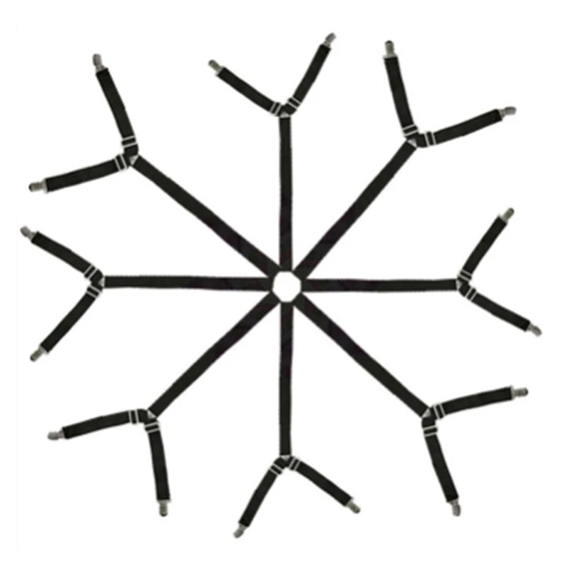 Adjustable 6 Straps/8 Straps Bed Sheet Clip Quilt Holder Straps Elastic Sheet Fastener Suspenders Band Mattress Fixing
Adjustable 6 Straps/8 Straps Bed Sheet Clip Quilt Holder Straps Elastic Sheet Fastener Suspenders Band Mattress Fixing