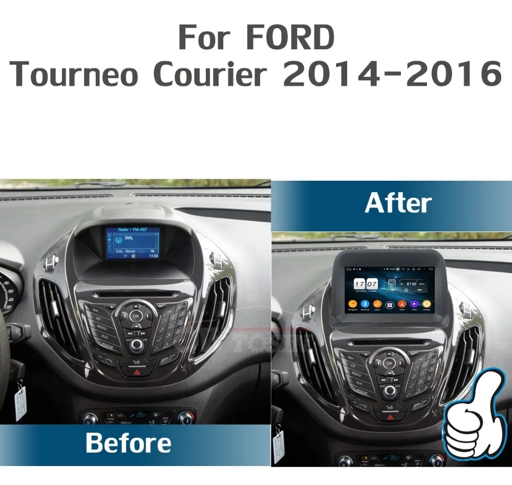 For Ford Tourneo Courier 2014-2016 Android 10.0 4GB 128GB PX6 Car DVD Player GPS Map Navigation Car Multimedia Player Car Radio 
For Ford Tourneo Courier 2014-2016 Android 10.0 4GB 128GB PX6 Car DVD Player GPS Map Navigation Car Multimedia Player Car Radio