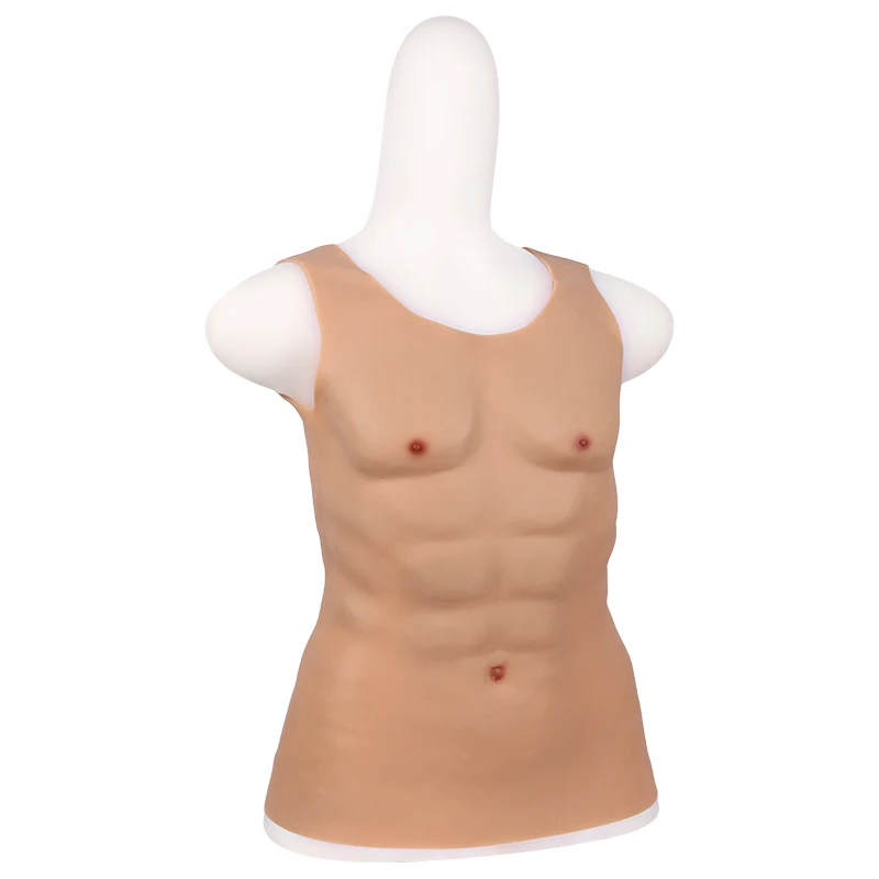 Silicone fake chest realistic fake abdominal muscles strong man second time changing abdominal muscle skin body shaping
Silicone fake chest realistic fake abdominal muscles strong man second time changing abdominal muscle skin body shaping