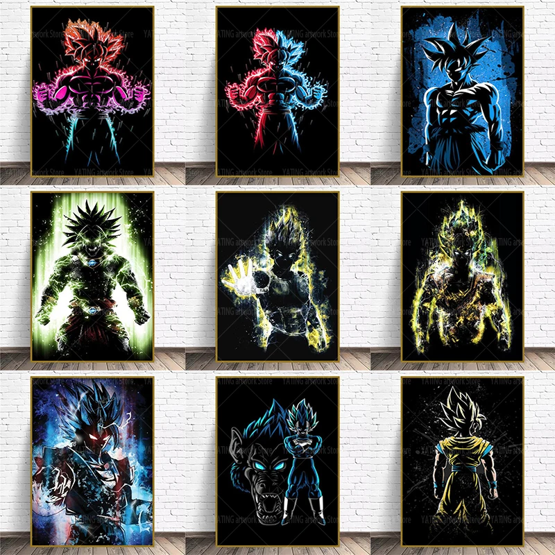 Dragon Ball Japanese Anime Poster Anime Character Goku Vegeta Canvas Painting Wall Art Prints Home Children's Bedroom Decoration
Dragon Ball Japanese Anime Poster Anime Character Goku Vegeta Canvas Painting Wall Art Prints Home Children's Bedroom Decoration