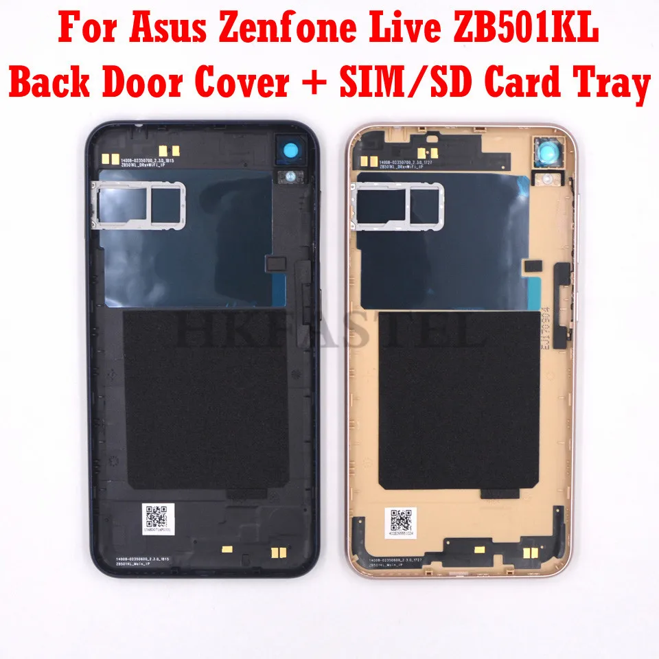 Чехол для Asus Zenfone Live ZB501KL задняя крышка аккумулятора корпус SIM карты слот SD кнопка
