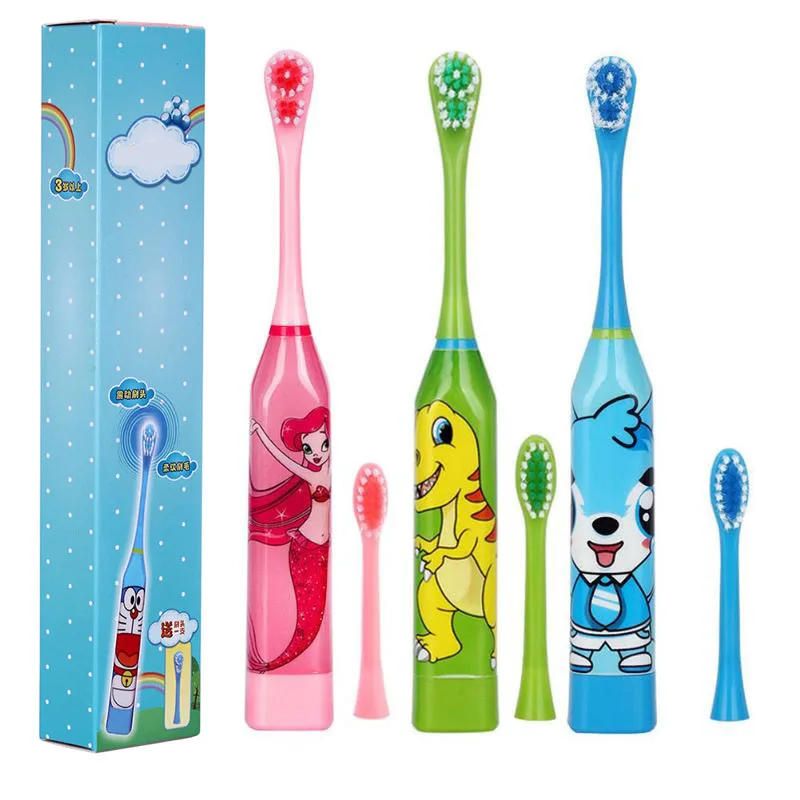 Электрическая зубная щетка для детей, отбеливающий прибор для чистки, с питанием от сухих аккумуляторов, со сменными мягкими насадками, головка
Электрическая зубная щетка для детей, отбеливающий прибор для чистки, с питанием от сухих аккумуляторов, со сменными мягкими насадками, головка