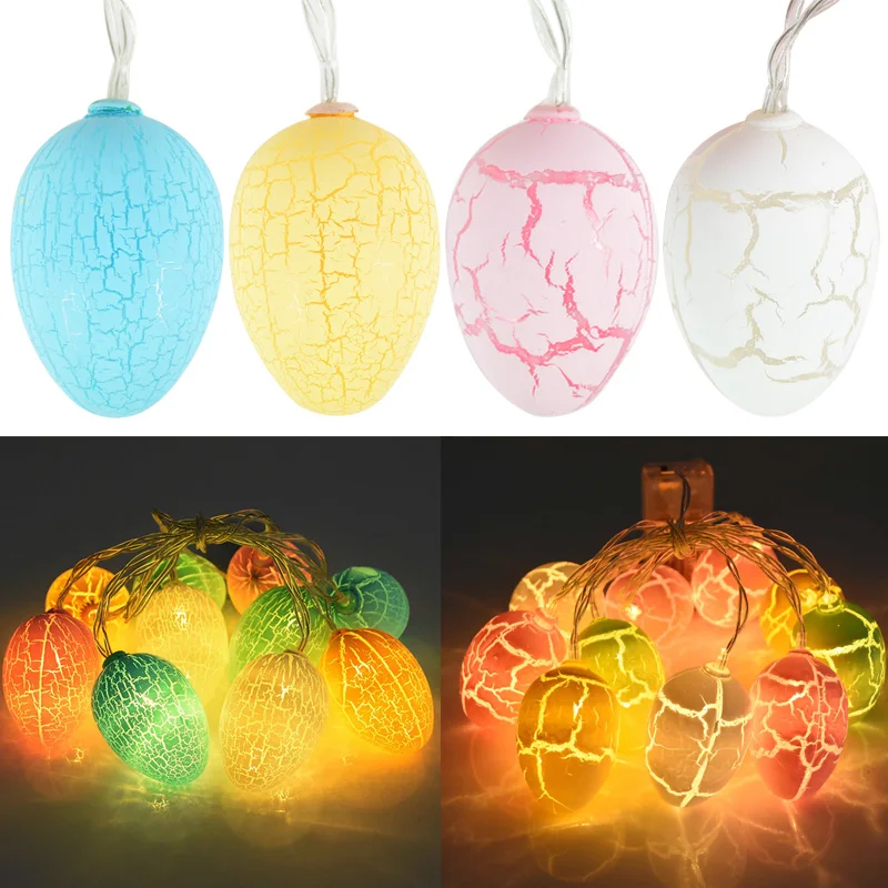 10LED Colorful Easter Egg LED Lights Easter Rabbit Eggs String Light Garland For Home Fairy Lamp Spring Easter Party Decor Gifts
10LED Colorful Easter Egg LED Lights Easter Rabbit Eggs String Light Garland For Home Fairy Lamp Spring Easter Party Decor Gifts