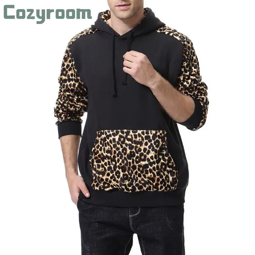 Autumn Winter Men's Brand Long Sleeve Hoodies Tracksuit Leopard color matching Hooded Sweatshirt Men Slim Jacket Fashion Coat
Autumn Winter Men's Brand Long Sleeve Hoodies Tracksuit Leopard color matching Hooded Sweatshirt Men Slim Jacket Fashion Coat