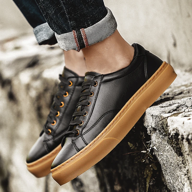 

casuales for mens shoe sapatos leather informales black causal sapato casual male fashion zapatos Sneaker sports sale hombre