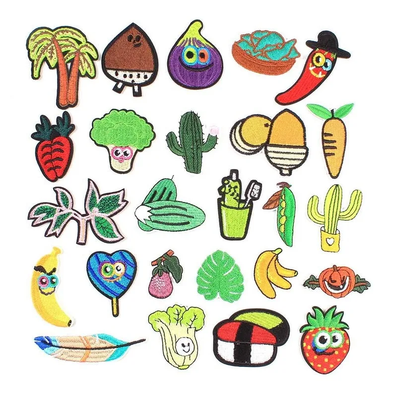 100pcs/lot Embroidery Patches Letters Clothing Decoration Accessories fruit vegetable Cactus coconut Iron Heat Transfer Applique
100pcs/lot Embroidery Patches Letters Clothing Decoration Accessories fruit vegetable Cactus coconut Iron Heat Transfer Applique