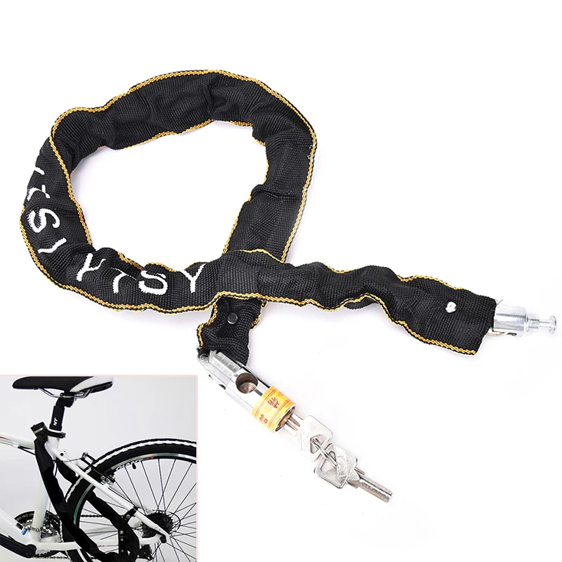 1PC Motorbike Scooter Bike Chain Pad Lock Security Iron Chain Inside + 2Keys 100cm
1PC Motorbike Scooter Bike Chain Pad Lock Security Iron Chain Inside + 2Keys 100cm