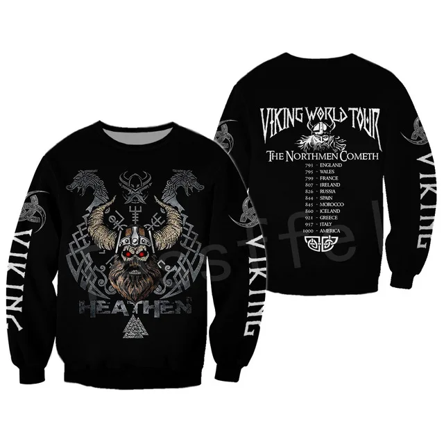 LIASOSO Viking Tattoo Sweatshirts Viking Warriors Legend New Fashion 3DPrint Funny Unisex Four Season
LIASOSO Viking Tattoo Sweatshirts Viking Warriors Legend New Fashion 3DPrint Funny Unisex Four Season