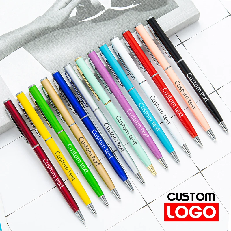 New Student Metal Ballpoint Pen Free Custom LOGO Lettering Name Wholesale Hotel Advertising Gift Pen Business Office Writing Pen
New Student Metal Ballpoint Pen Free Custom LOGO Lettering Name Wholesale Hotel Advertising Gift Pen Business Office Writing Pen