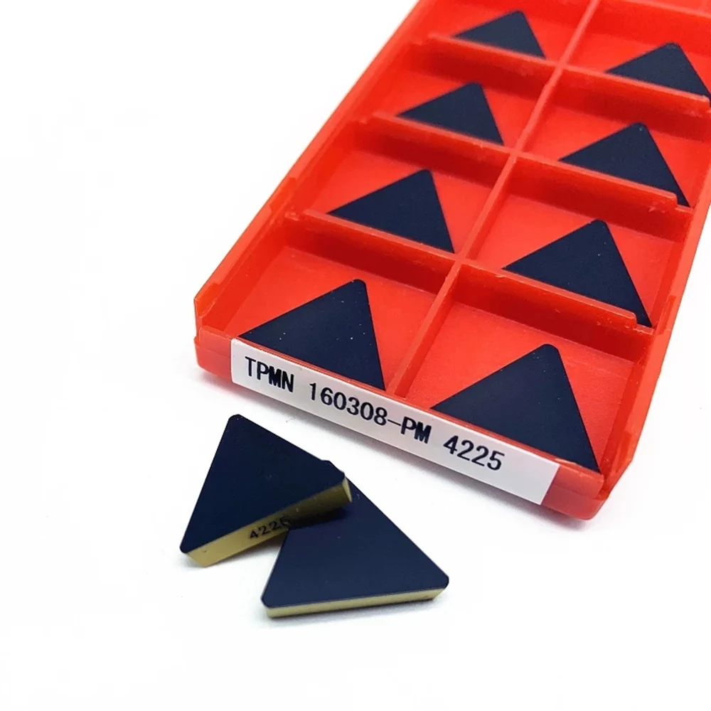 High Quality Milling Turning Tool TPMN160308 TPMN220408 PM4225 PM 4225 CNC LatheTool Carbide Insert TPMN 160308 Steel Processing
High Quality Milling Turning Tool TPMN160308 TPMN220408 PM4225 PM 4225 CNC LatheTool Carbide Insert TPMN 160308 Steel Processing