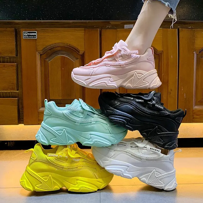 Women Sneakers Shoes 2021 Lace-Up Women's Vulcanize Shoes Platform Sports Ladies Sneakers Breathable Plus Women Shoes
Women Sneakers Shoes 2021 Lace-Up Women's Vulcanize Shoes Platform Sports Ladies Sneakers Breathable Plus Women Shoes
