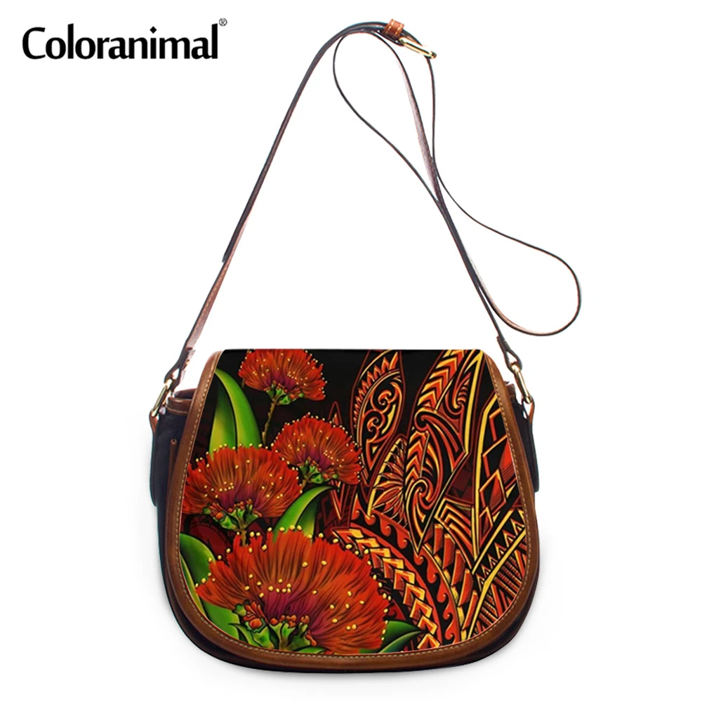 Coloranimal New Fashion PU Leather Crossbody Bag for Girls Polynesian Hawaii Ohia Lehua Printed Women Mini Messenger Bolsa 2021
Coloranimal New Fashion PU Leather Crossbody Bag for Girls Polynesian Hawaii Ohia Lehua Printed Women Mini Messenger Bolsa 2021