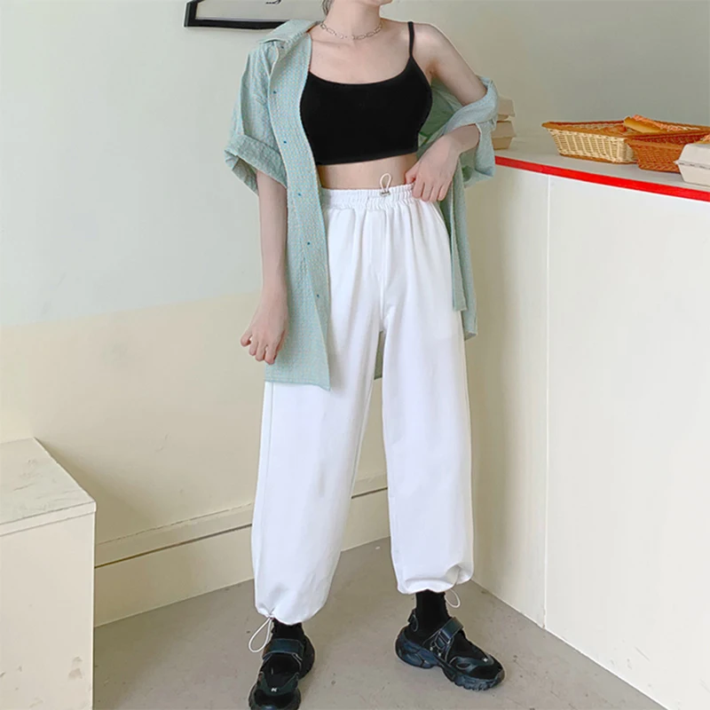 Women Casual Harem Pants High Waist Joggers Sweatpants 2021 Summer Korean Fairy Harajuku Y2K Clothes Wide Leg Tracksuit Trousers
Women Casual Harem Pants High Waist Joggers Sweatpants 2021 Summer Korean Fairy Harajuku Y2K Clothes Wide Leg Tracksuit Trousers