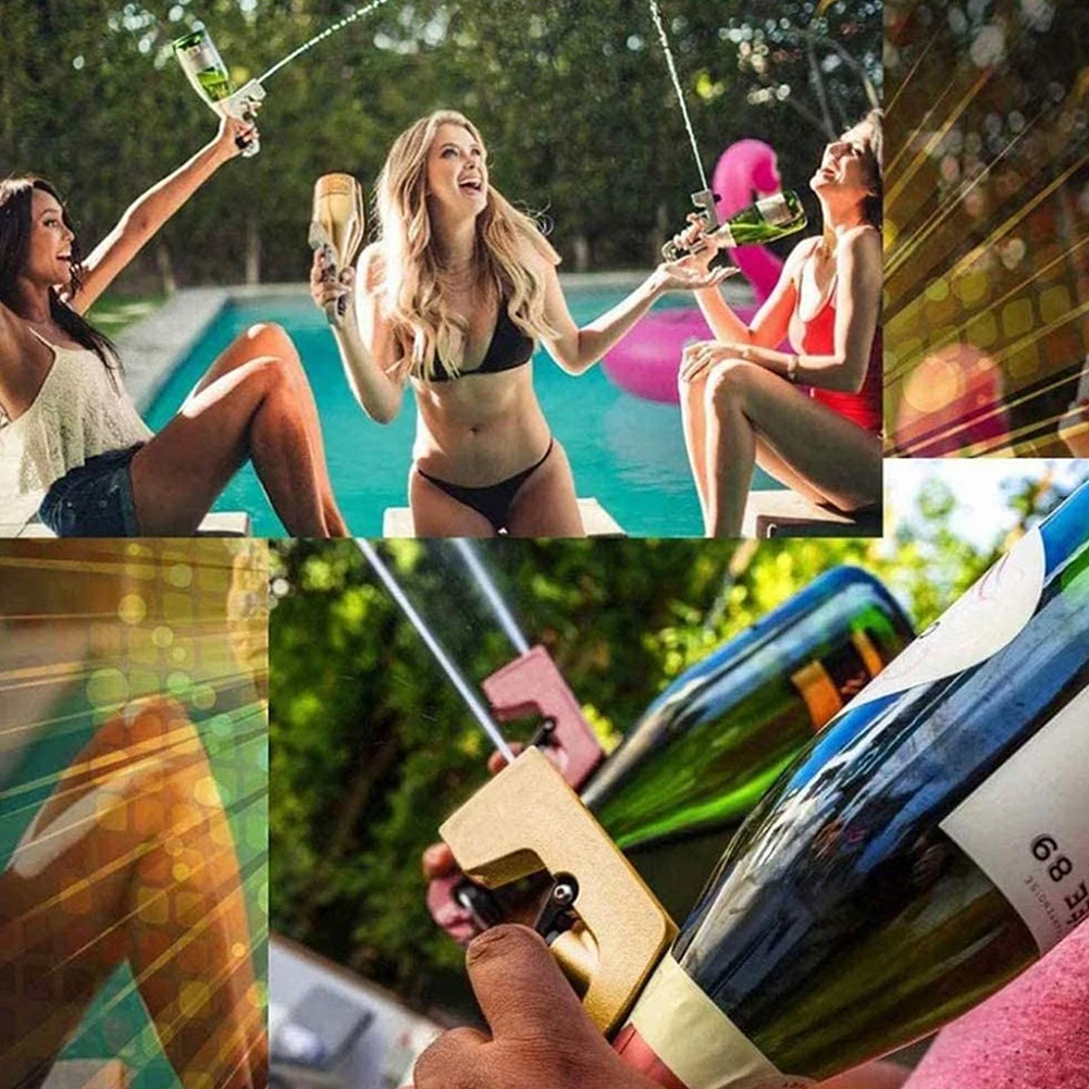 Champagne Gun Bubbly Blaster Spray Gun Sparkling Wine Beer Indoor Party Atmosphere Props Wine Stopper Accessories
Champagne Gun Bubbly Blaster Spray Gun Sparkling Wine Beer Indoor Party Atmosphere Props Wine Stopper Accessories