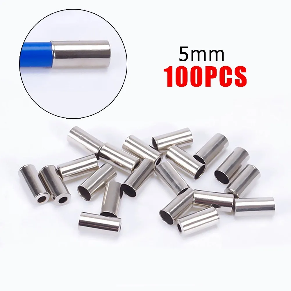 100pcs/lot 5mm Cycling Bike Brake Cable End Lined Ferrules Crimp Brake Cable Covers Shifter Cycling Accessories Cord End Covers
100pcs/lot 5mm Cycling Bike Brake Cable End Lined Ferrules Crimp Brake Cable Covers Shifter Cycling Accessories Cord End Covers