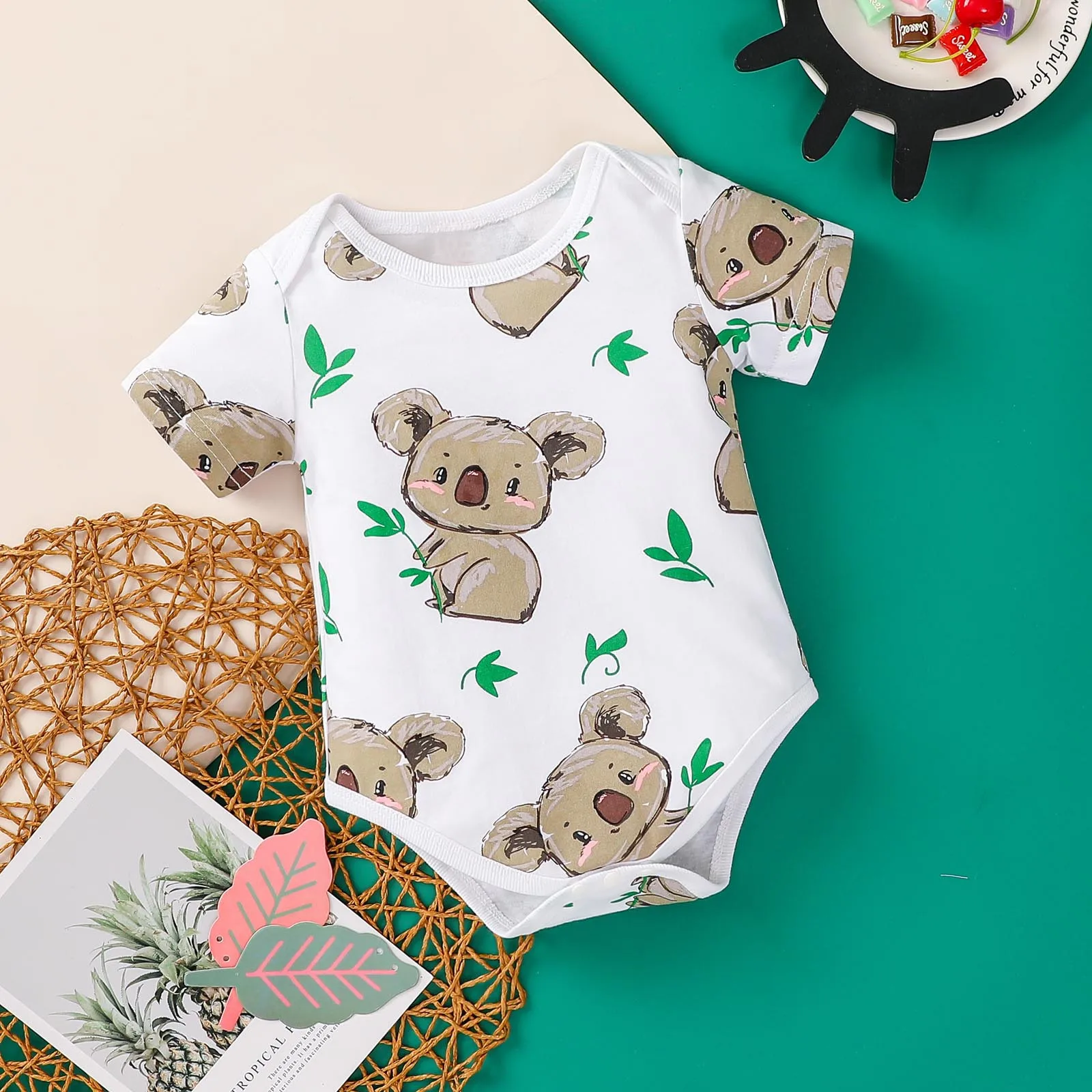 Newborn Infant Kids Romper Short Sleeve Cute Animal Print Bodysuit Jumpsuit Baby Romper Summer Newborn Infant Baby Clothes
Newborn Infant Kids Romper Short Sleeve Cute Animal Print Bodysuit Jumpsuit Baby Romper Summer Newborn Infant Baby Clothes