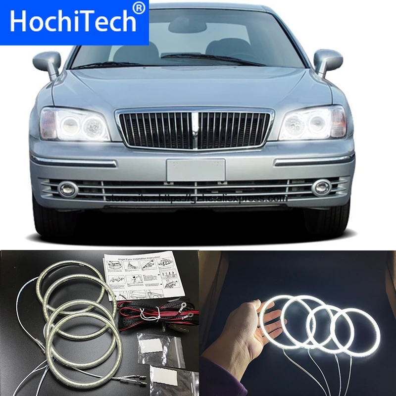 HochiTech Ultra bright SMD white LED angel eyes 2500LM 12V halo ring kit daytime running light DRL for Hyundai Grandeur 1998-05
HochiTech Ultra bright SMD white LED angel eyes 2500LM 12V halo ring kit daytime running light DRL for Hyundai Grandeur 1998-05