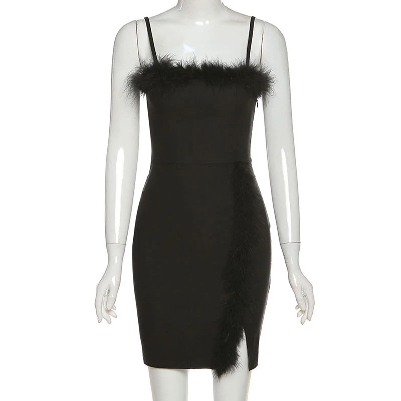 Goth Dark A-Line Gothic Punk Black Mini Dresses E-Girl Women Bodycon Spaghetti Strap Sexy Backless Partywear Slit Hem Evening 
Goth Dark A-Line Gothic Punk Black Mini Dresses E-Girl Women Bodycon Spaghetti Strap Sexy Backless Partywear Slit Hem Evening