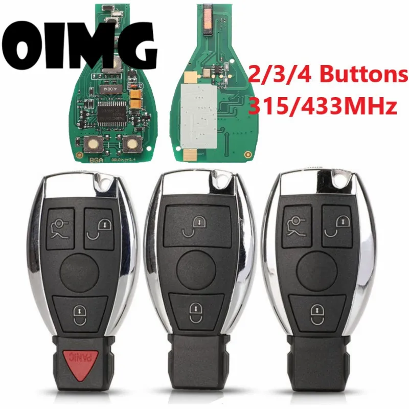 OIMG 5pcs/LOT 2/3/3-1 Button Smart Remote Key For Mercedes Benz Year 2000+ Supports Original NEC and BGA 315/433MHz Or 433.92MHz
OIMG 5pcs/LOT 2/3/3-1 Button Smart Remote Key For Mercedes Benz Year 2000+ Supports Original NEC and BGA 315/433MHz Or 433.92MHz