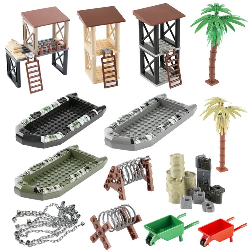 WW2 Military Weapons Plant Ship Boat Building Blocks Soldier Guns Army Figures Accessories Bricks Parts City Leaves For Kids Toy
WW2 Military Weapons Plant Ship Boat Building Blocks Soldier Guns Army Figures Accessories Bricks Parts City Leaves For Kids Toy