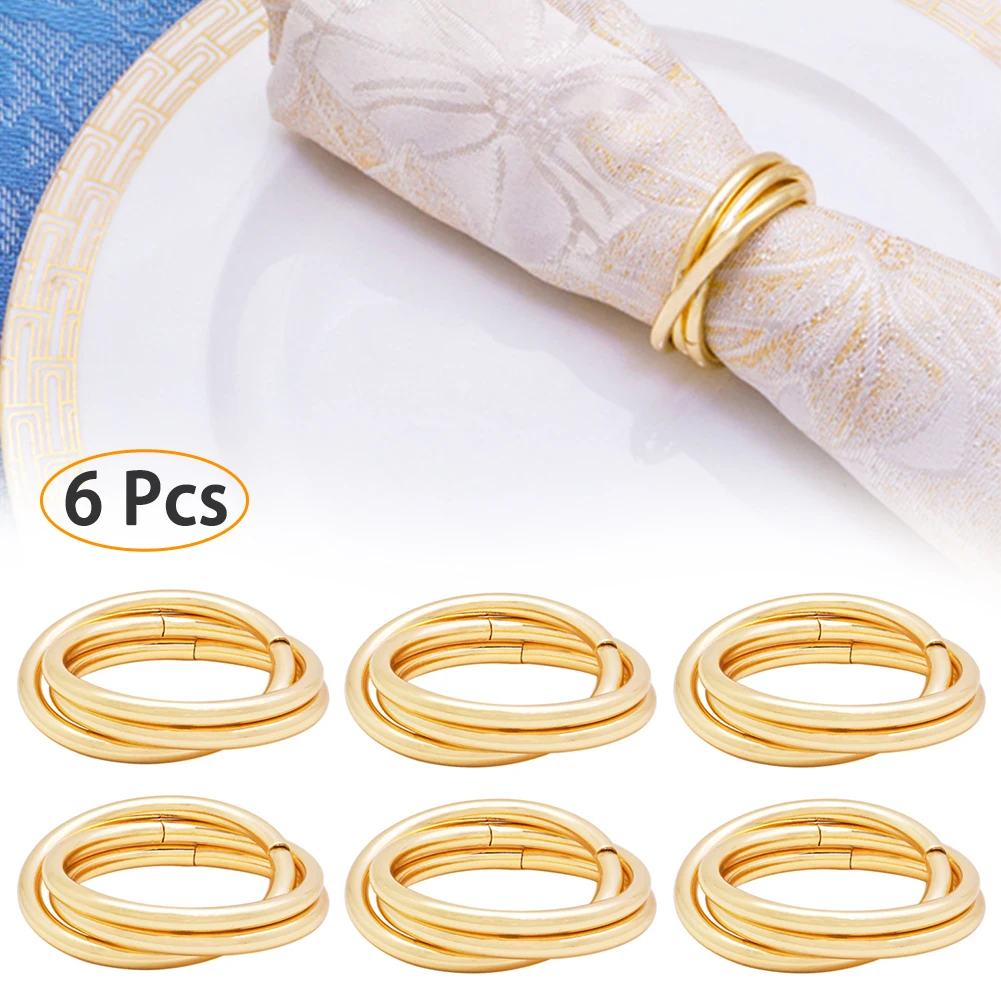 6Pcs Napkin Rings Napkin Buckles Serviette Holder for Wedding Party Restaurant Banquet Hotel Home Table Decoration Accessories
6Pcs Napkin Rings Napkin Buckles Serviette Holder for Wedding Party Restaurant Banquet Hotel Home Table Decoration Accessories