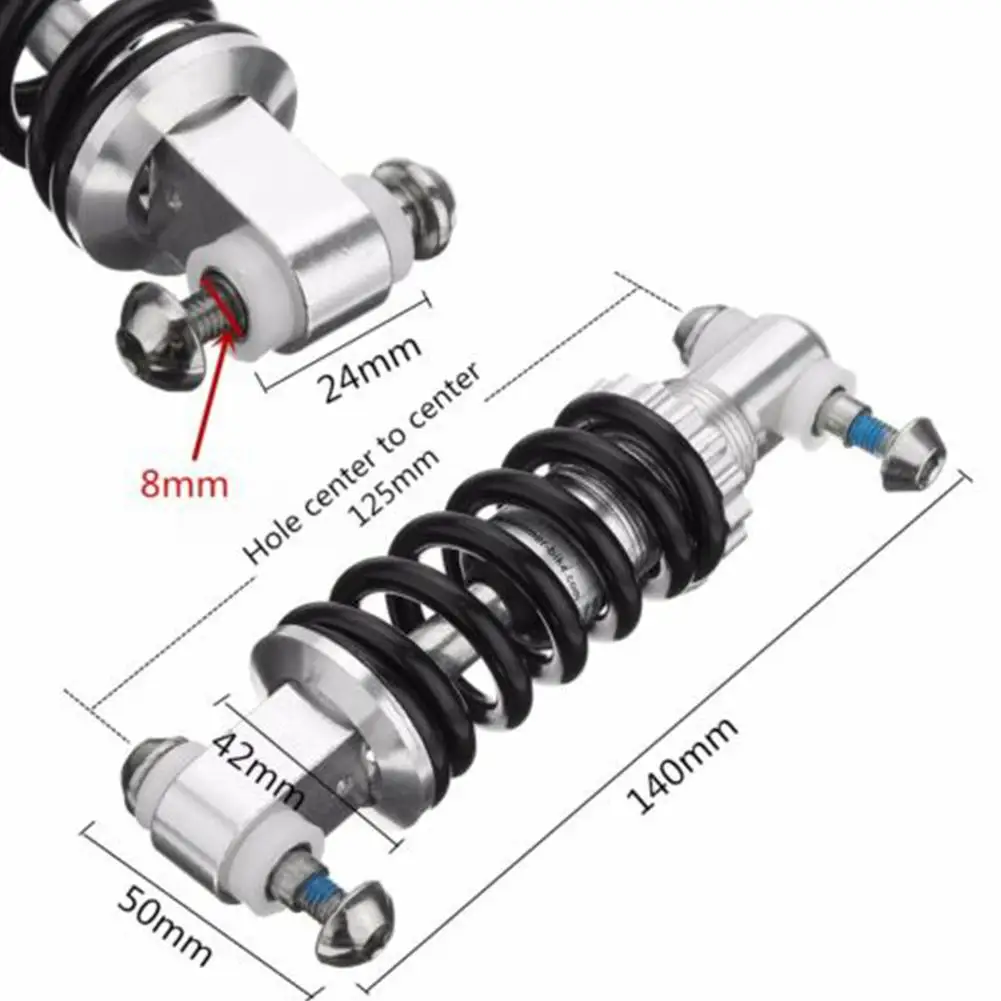 Rear Suspension Damper Spring Shock Absorber for Mountain Bike Bike Shock Absorber stainless steel
Rear Suspension Damper Spring Shock Absorber for Mountain Bike Bike Shock Absorber stainless steel