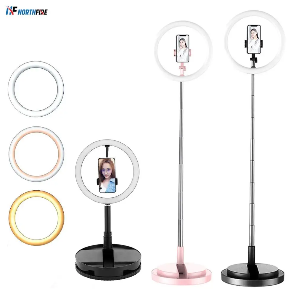 LED Ring Light with Video Photpgraphy Tripod Stand Selfie Ringlight Lamp for Youtube Makeup Video Live Lighting Shooting
LED Ring Light with Video Photpgraphy Tripod Stand Selfie Ringlight Lamp for Youtube Makeup Video Live Lighting Shooting