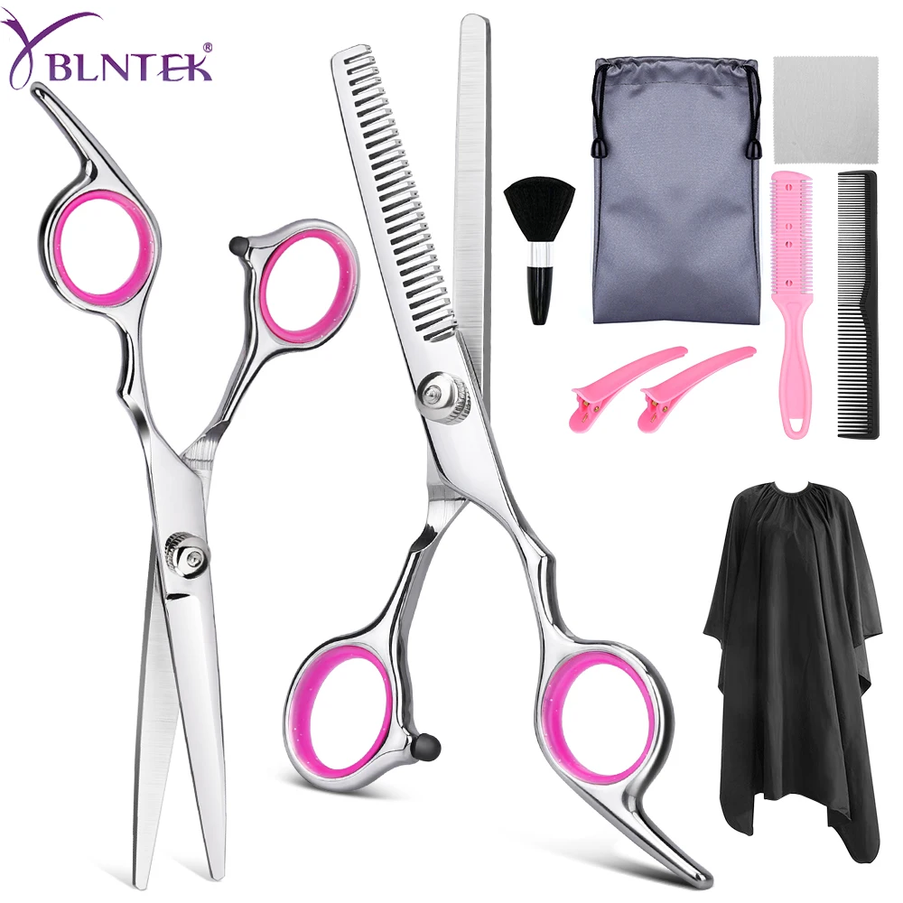 Набор профессиональных парикмахерских ножниц YBLNTEK, 9 шт. 
Набор профессиональных парикмахерских ножниц YBLNTEK, 9 шт.