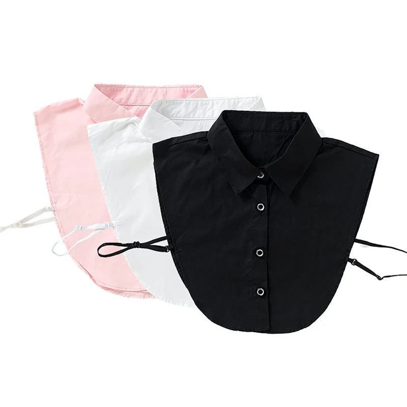 2020 Women Detachable Lapel Fake Collar Ruffles Cotton Shirt Fake False Collar Blouse Ladies Removable False Half Shirt Blouse 
2020 Women Detachable Lapel Fake Collar Ruffles Cotton Shirt Fake False Collar Blouse Ladies Removable False Half Shirt Blouse