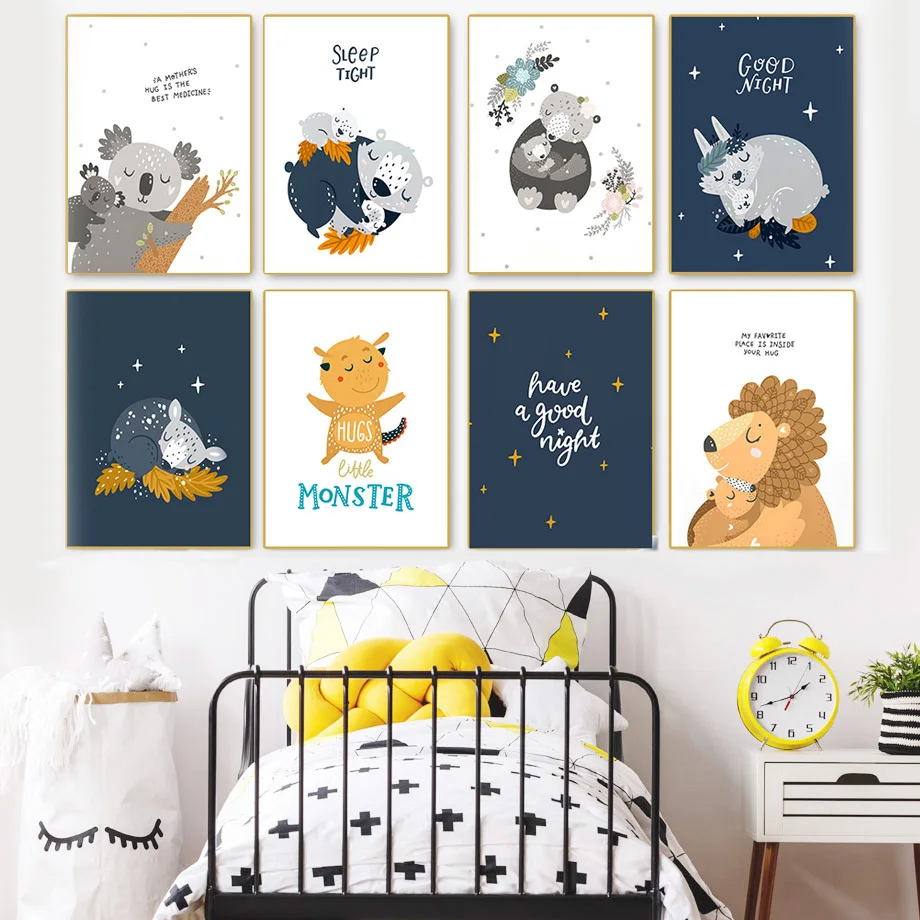 Koala Rabbit Lion Cartoon Animal Stars Nursery Wall Art Canvas Painting Nordic Posters And Prints Wall Pictures Kids Room Decor
Koala Rabbit Lion Cartoon Animal Stars Nursery Wall Art Canvas Painting Nordic Posters And Prints Wall Pictures Kids Room Decor