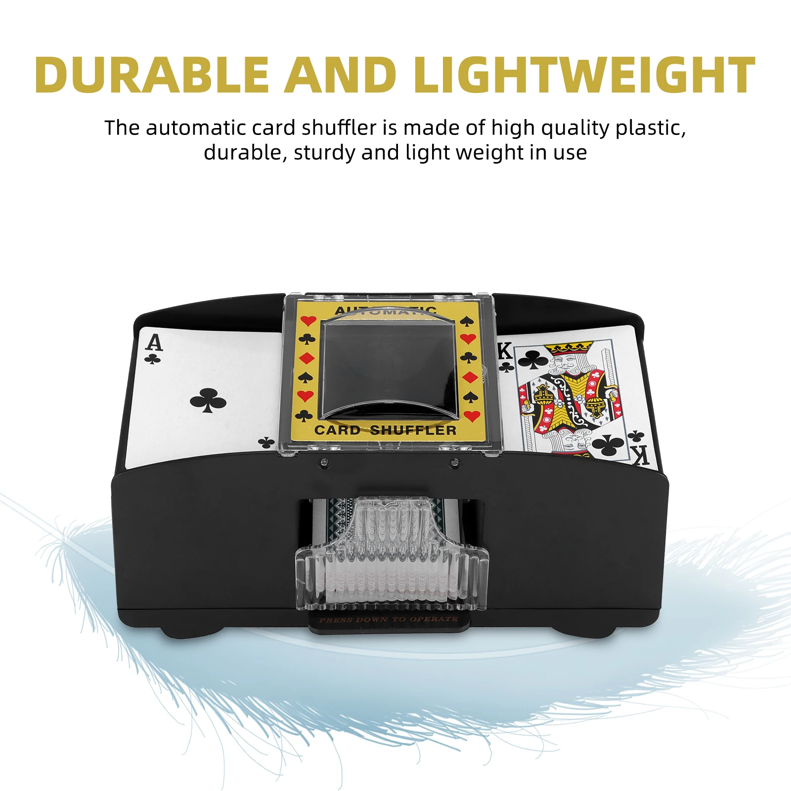Board Game Poker Playing Cards Electric Automatic Poker Shuffler Casino Robot Card Shuffler Shuffling Machine Poker Playing Tool
Board Game Poker Playing Cards Electric Automatic Poker Shuffler Casino Robot Card Shuffler Shuffling Machine Poker Playing Tool