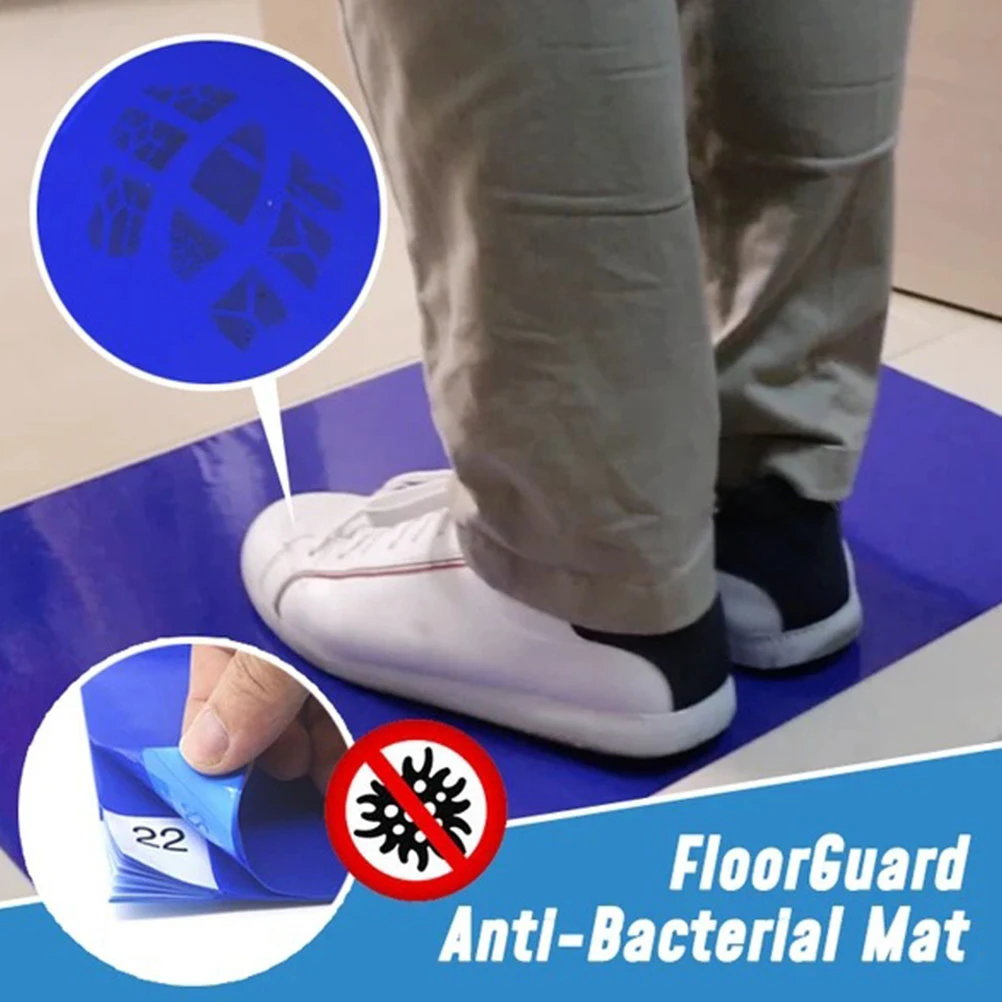 30pcs/set Sticky Mats for Floor Mat Cleanrooms Dust-free Antibacterial Adhesive Mats for Toilet Construction Lab-Room Hospital
30pcs/set Sticky Mats for Floor Mat Cleanrooms Dust-free Antibacterial Adhesive Mats for Toilet Construction Lab-Room Hospital