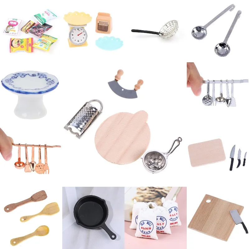 1:12 Dollhouse Mini Kitchen Rag Sponge Wiping Dishwashing Ball Chopping Board Spoon Meat Cleaver Flour Baking Kitchen Acc 
1:12 Dollhouse Mini Kitchen Rag Sponge Wiping Dishwashing Ball Chopping Board Spoon Meat Cleaver Flour Baking Kitchen Acc