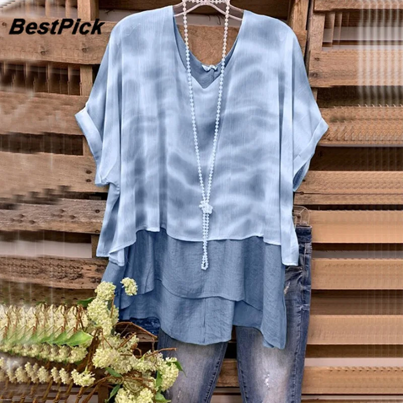 2021 new Summer Tie Dye Women T Shirts V Neck Short Sleeve Asymmetrical Tops Casual Loose Vintage Blusas Plus Size Work Shirt
2021 new Summer Tie Dye Women T Shirts V Neck Short Sleeve Asymmetrical Tops Casual Loose Vintage Blusas Plus Size Work Shirt