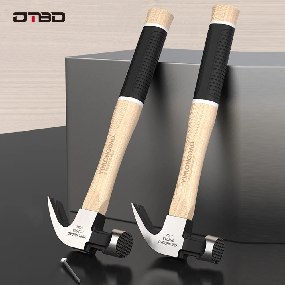 DTBD Walnut Wood Claw Hammer Woodworking Hammer High-Carbon Steel Strong Magnetic Automatic Nail Suction Hammer Hardware Tool
DTBD Walnut Wood Claw Hammer Woodworking Hammer High-Carbon Steel Strong Magnetic Automatic Nail Suction Hammer Hardware Tool