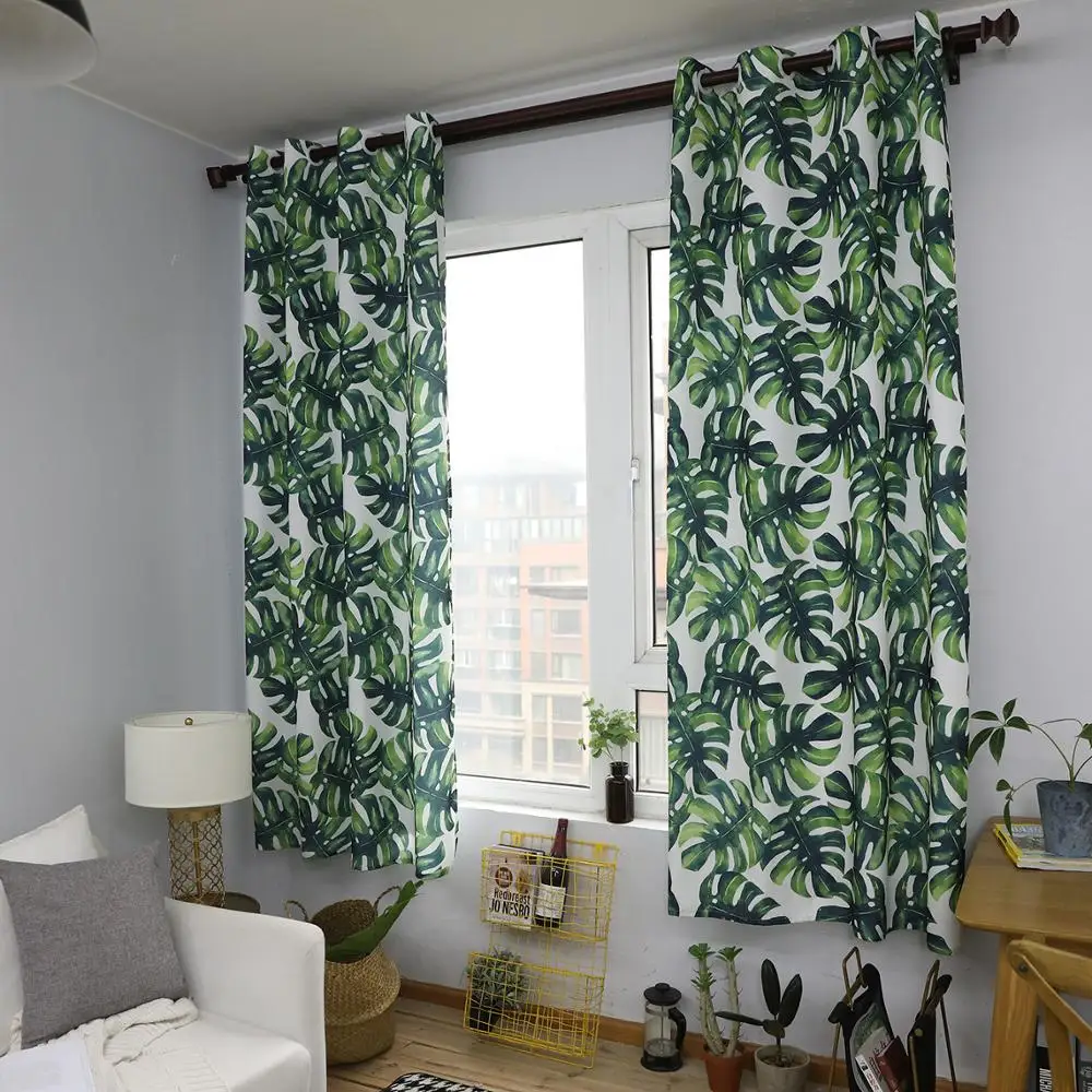 Nordic Turtle Leaf Painting Blackout Curtains Window Treatment Heavy Thick Curtain For Kitchen Curtains Fabric Ready Made Drapes
Nordic Turtle Leaf Painting Blackout Curtains Window Treatment Heavy Thick Curtain For Kitchen Curtains Fabric Ready Made Drapes
