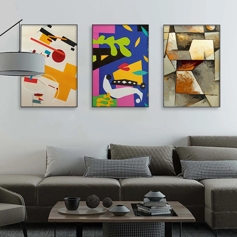 Nordic Retro Geometric Pattern Poster Abstract Colorful Canvas Painting Wall Art Prints Pictures for Living Room Home Decor
Nordic Retro Geometric Pattern Poster Abstract Colorful Canvas Painting Wall Art Prints Pictures for Living Room Home Decor