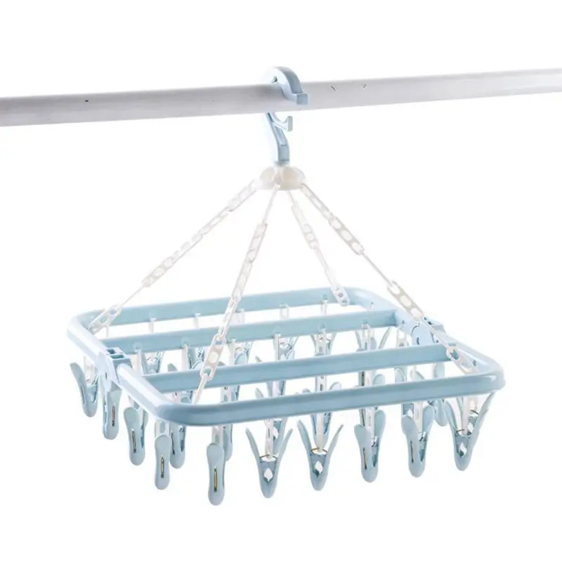 2021 New Foldable 32 Peg Windproof Clothes Hanger Dryer Washing Line Airer Clothes Socks
2021 New Foldable 32 Peg Windproof Clothes Hanger Dryer Washing Line Airer Clothes Socks