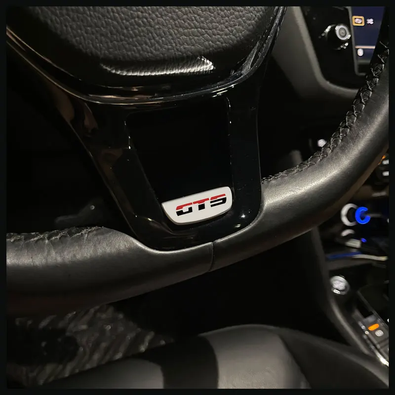 Автомобильный интерьер руль GTS эмблема значок наклейка для Volkswagen Polo Scirocco CC GOLF 7 Golf