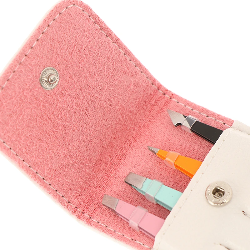 4Pcs/bag Eyebrow Tweezers Stainless Steel Point Slant Flat Tip Removal Makeup
4Pcs/bag Eyebrow Tweezers Stainless Steel Point Slant Flat Tip Removal Makeup