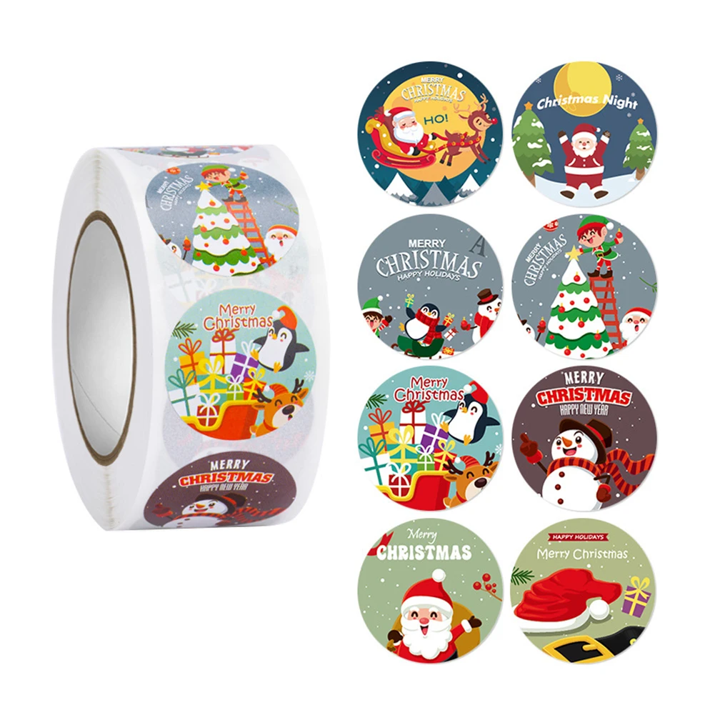 500Pcs Christmas Labels Round Adhesive Sticker Gift Tags Scrapbooking Seal Label Birthday Holiday Party Decor 
500Pcs Christmas Labels Round Adhesive Sticker Gift Tags Scrapbooking Seal Label Birthday Holiday Party Decor