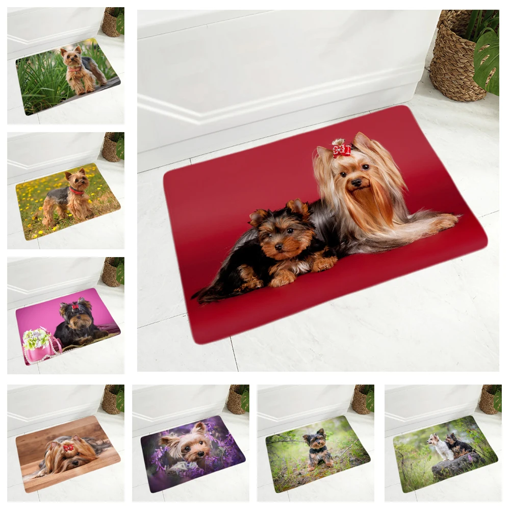 Cute MINI Yorkshire Dog Doormat Decor Pet Animal Floor Door Mat Non-Slip Soft Flannel Carpet for Hallway kitchen Room 40x60cm
Cute MINI Yorkshire Dog Doormat Decor Pet Animal Floor Door Mat Non-Slip Soft Flannel Carpet for Hallway kitchen Room 40x60cm
