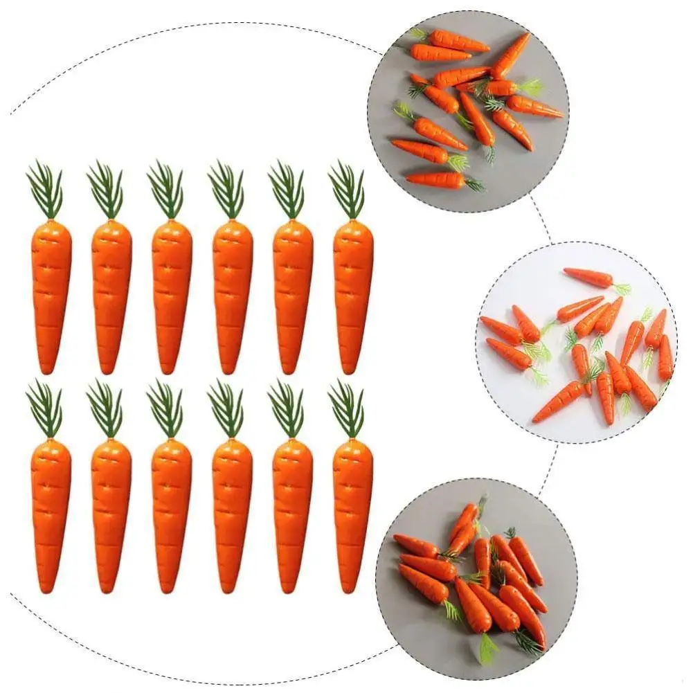 20pcs Mini Carrot Artificial Plastic Foam Flower Fake Fruits Vegetable Simulation Home Kitchen Christmas Easter Party Decoration
20pcs Mini Carrot Artificial Plastic Foam Flower Fake Fruits Vegetable Simulation Home Kitchen Christmas Easter Party Decoration